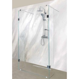 Sprchová zástěna WALK IN Wide MU100 30x98x30x195