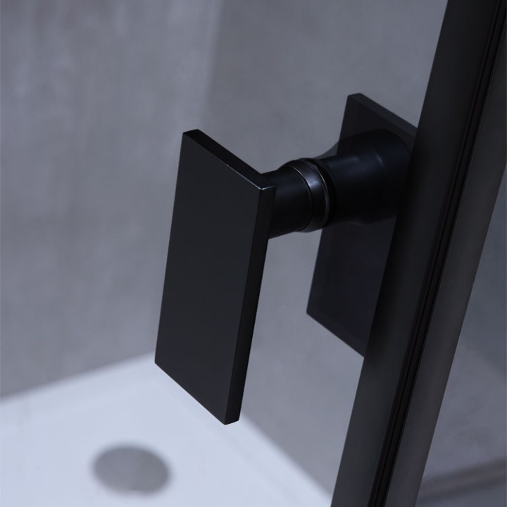 Sprchový kout LAS0900-B černá 90x90 levá verze