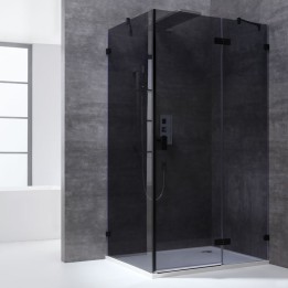 Sprchový kout LAS1200-B černá 120x90 pravá verze