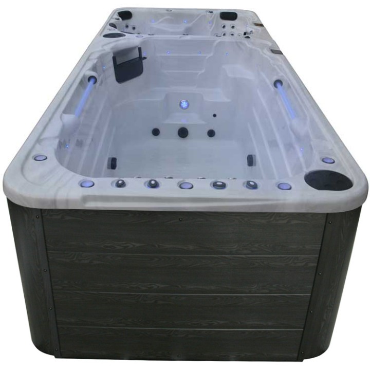 SWIM SPA Innovation 5.8 580x230 skelet SterlingSilver kabinet šedý