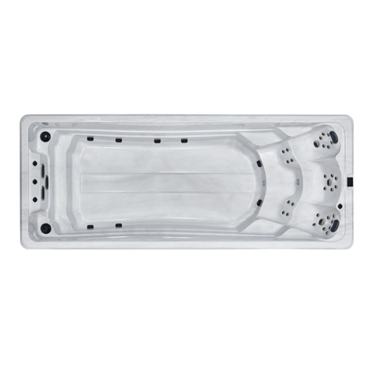 SWIM SPA IN-S06C 580x238 skelet SilverMarble kabinet grau