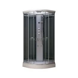 Masážní sprchový box Mocoori Modera šedá verze 90x90x219cm
