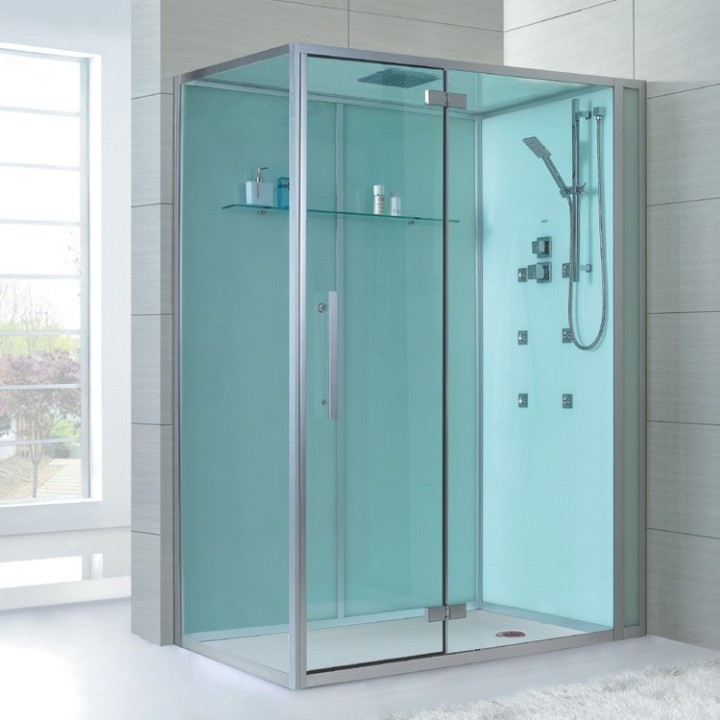 Sprchový masážní box EAGO D991 pravá verze bez vaničky 150x90x235