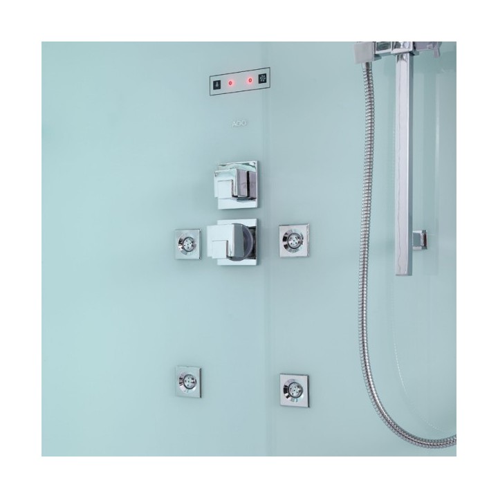 Sprchový masážní box EAGO D991 pravá verze bez vaničky 150x90x235