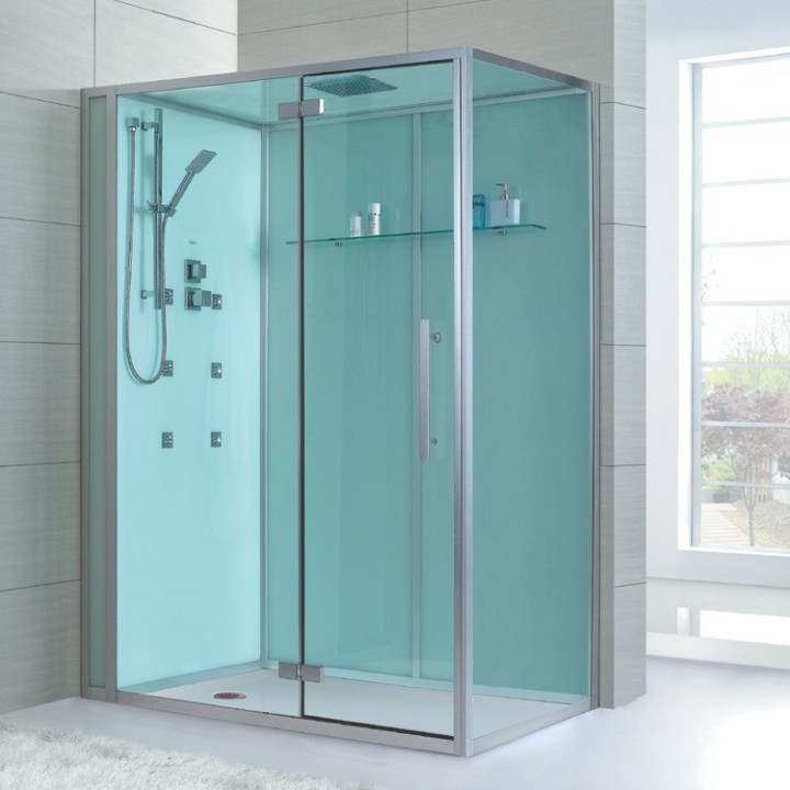 Sprchový masážní box EAGO D991 pravá verze bez vaničky 150x90x235