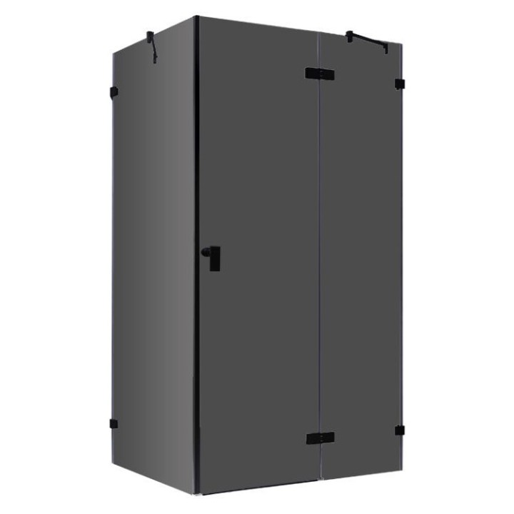 Sprchový kout EAGO AWT LAS1200-B černý 120×90 pravé provedení