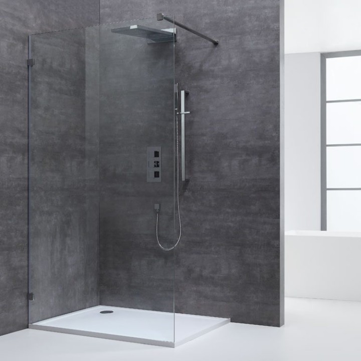 Walk-in sprchová zástěna EAGO AWT LW1500 150×210