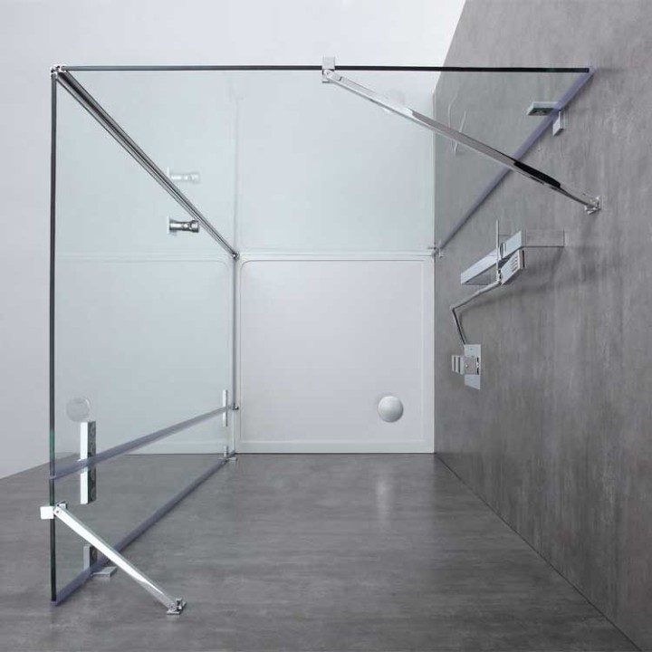 Sprchový kout EAGO AWT LAS1500 150×90 levé provedení