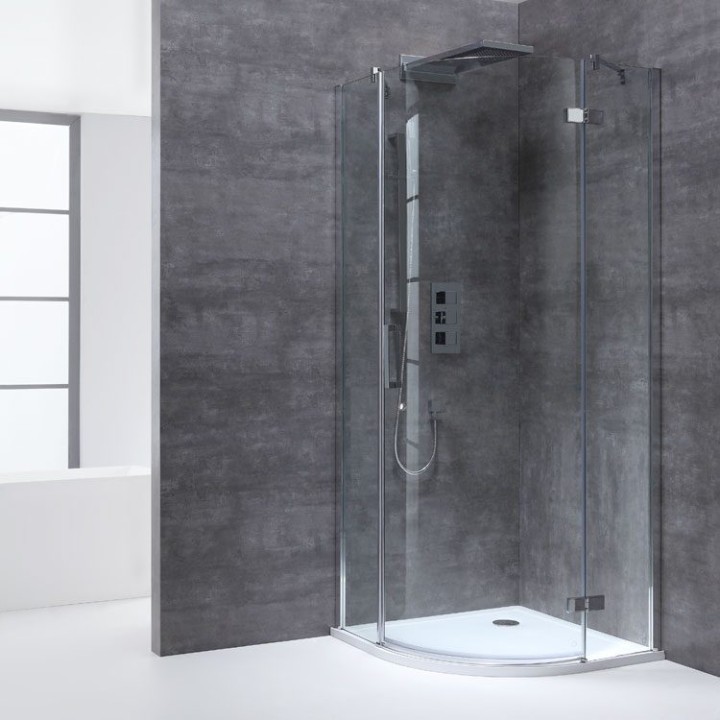 Sprchový kout EAGO AWT LBR1006 100×100 pravé provedení