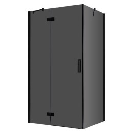 Sprchový kout EAGO AWT LBS1205-B černý 120×90 levé provedení