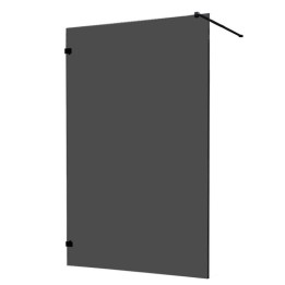 Walk-in sprchová zástěna EAGO AWT LW1400-B černá 140×210