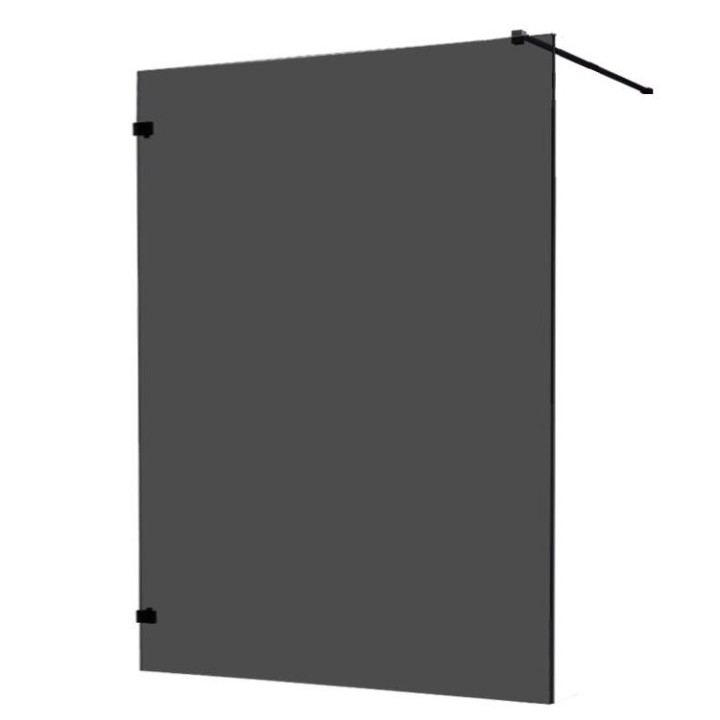 Walk-in sprchová zástěna EAGO AWT LW1500-B černá 150×210