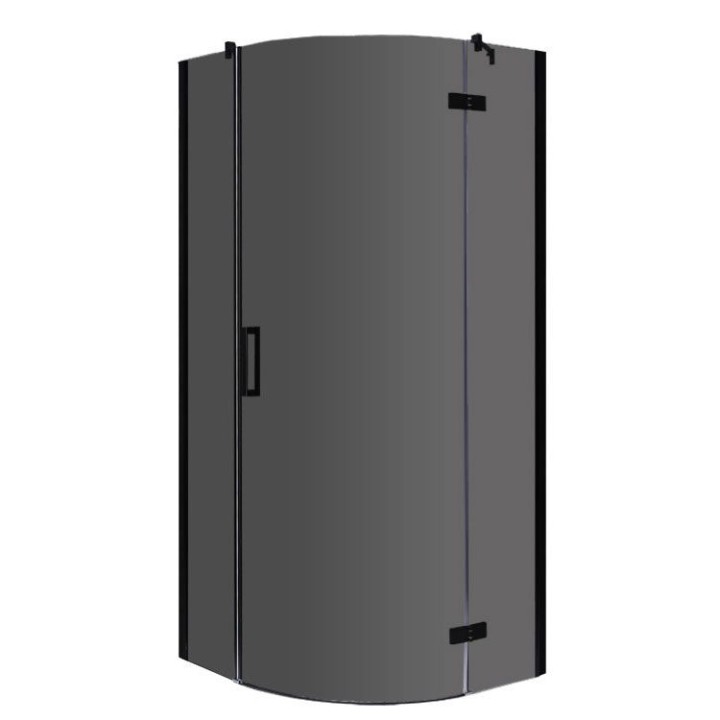 Sprchový kout EAGO AWT LBR0906-B černý 90×90 pravé provedení