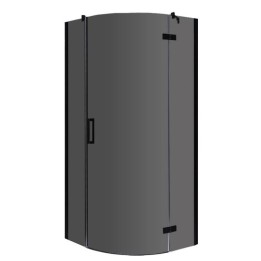 Sprchový kout EAGO AWT LBR1006-B černý 100×100 pravé provedení
