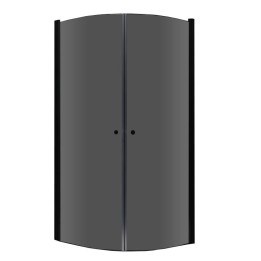Sprchový kout EAGO AWT LCR1000-B černý 100×100