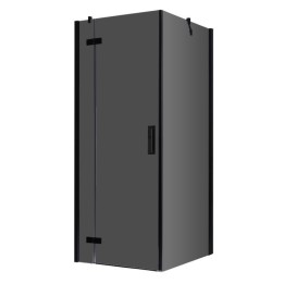 Sprchový kout EAGO AWT LBS1005-B černý 100×100 levé provedení