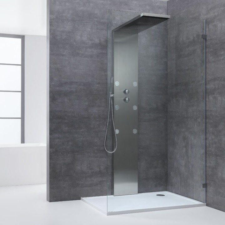 Walk-in sprchová zástěna EAGO AWT LW1000 100×210