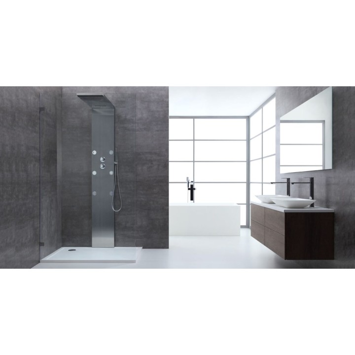 Walk-in sprchová zástěna EAGO AWT LW1000 100×210