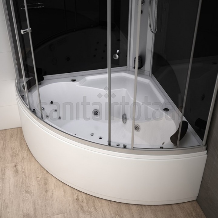Parní box s hydromasážní vanou Mocoori MODERA 150x150x223,5cm