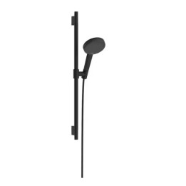 Hansgrohe Raindance Alive Select S - Set sprchové hlavice, tyče a hadice, 3 proudy, EcoSmart, matná černá 24602670