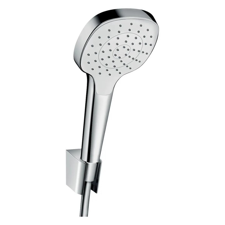 Hansgrohe Croma Select E - Set sprchové hlavice, držáku a hadice, EcoSmart, bílá/chrom 28095400