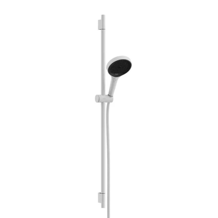 Hansgrohe Rainfinity - Set sprchové hlavice, tyče a hadice, 3 proudy, matná bílá 28743700